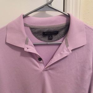 Luxury Touch light lavender Banana Republic polo